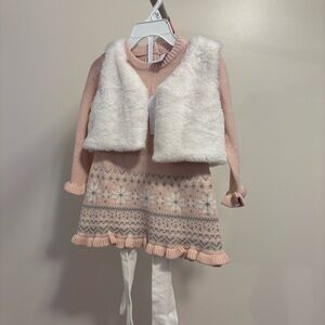 NWT Adrienne Vittadini Bambini 12 M 3 piece set